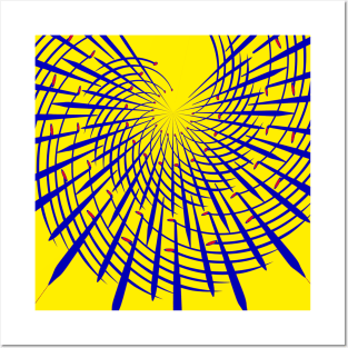 Yellow Circulare Posters and Art